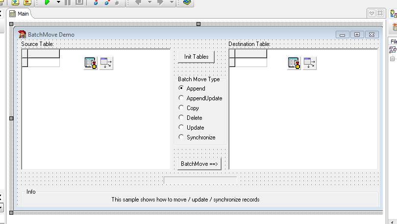 Delphi Batch Move Example