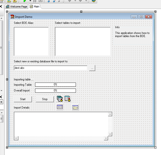 Import Delphi Example