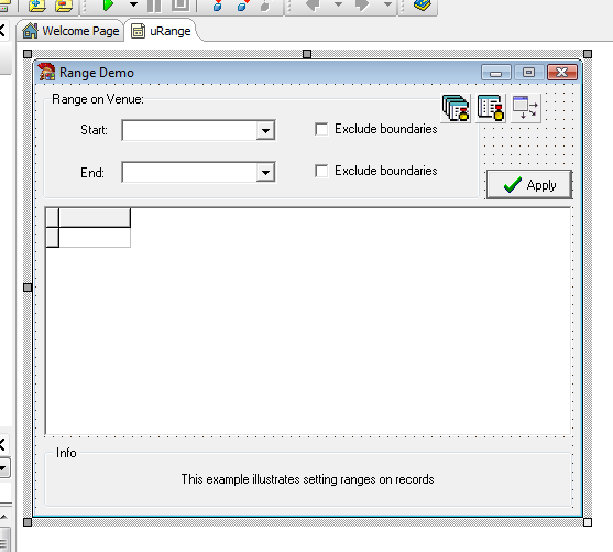 Range Delphi Example